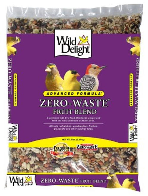 Wild Delight Zero-Waste Fruit Blend Bird Seed - 5 lbs