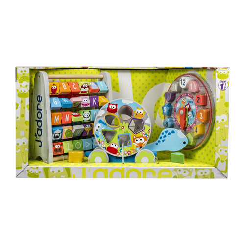 J'adore 3 Piece Wood Toy Set