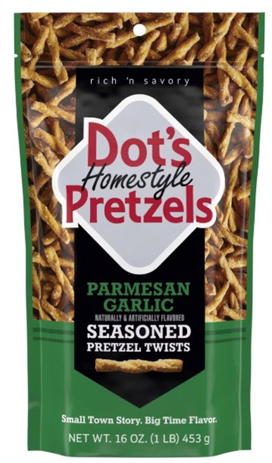 Dot's Homestyle Pretzels Parmesan Garlic Twists - 16oz Bag