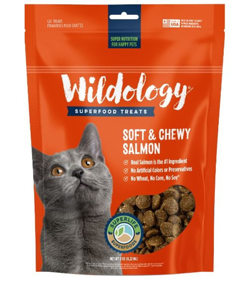 Wildology Soft and Chewy Salmon Cat Treats