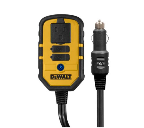 DeWALT 140-Watt Portable Car Power Imverter w/Dual USB Ports