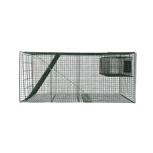Kingfield International 58 Inch Live Animal Cage Trap - Black