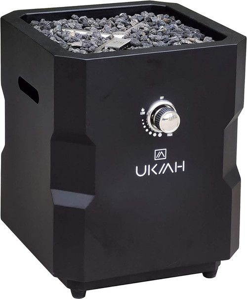 Ukiah Tailgater Propane Gas Square Portable Fire Pit