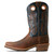 Ariat Men's Blue/Brown Hybrid Roughstock Square Toe Cowboy Boot
