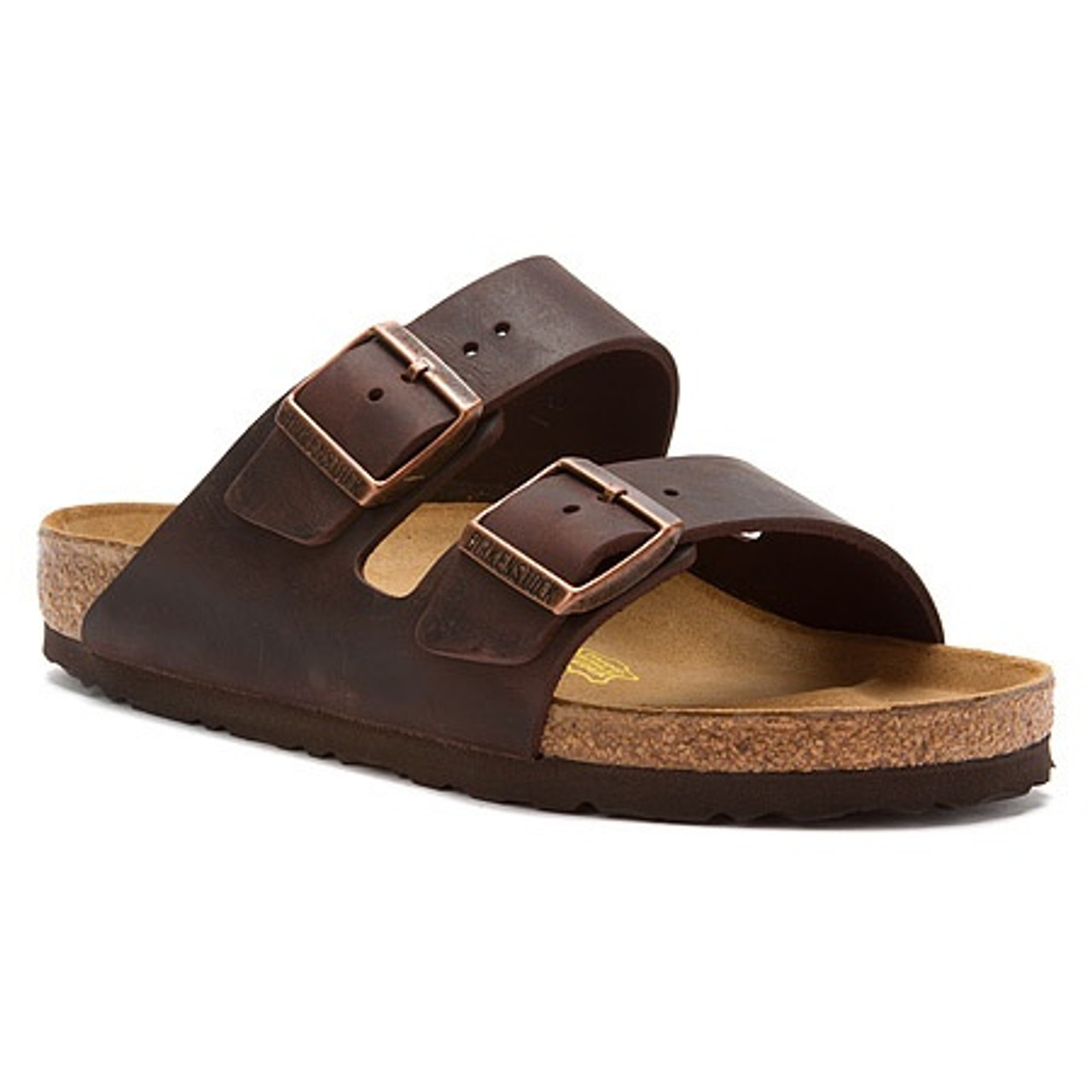 Buy SOLEPLAY Brown Dual Buckle Strap Comfort Leather Sandals from Westside