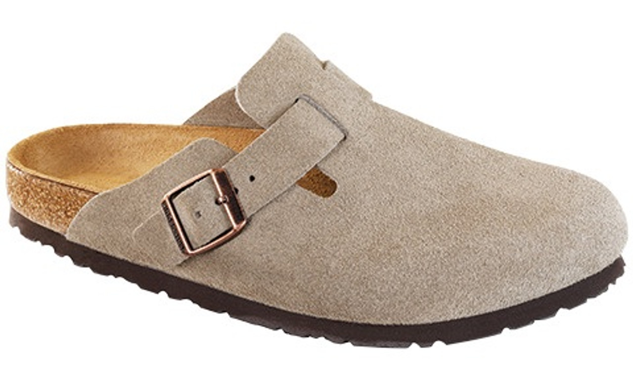 Birkenstock Boston Soft Footbed - Taupe - Goodman's Shoes