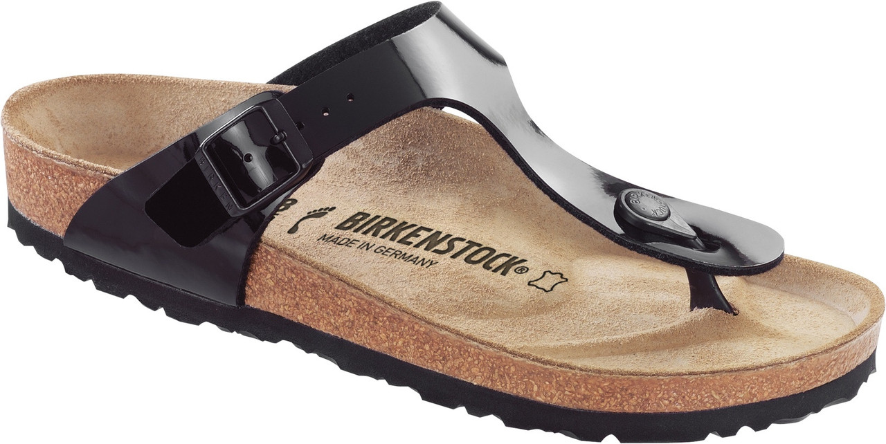 birkenstock black thong sandals