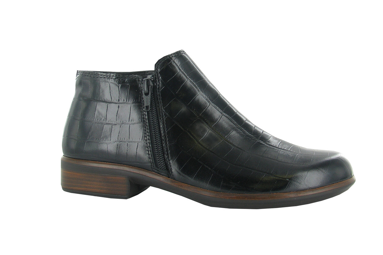 Naot Women's Helm - Black Croc Leather - Goodman's Shoes