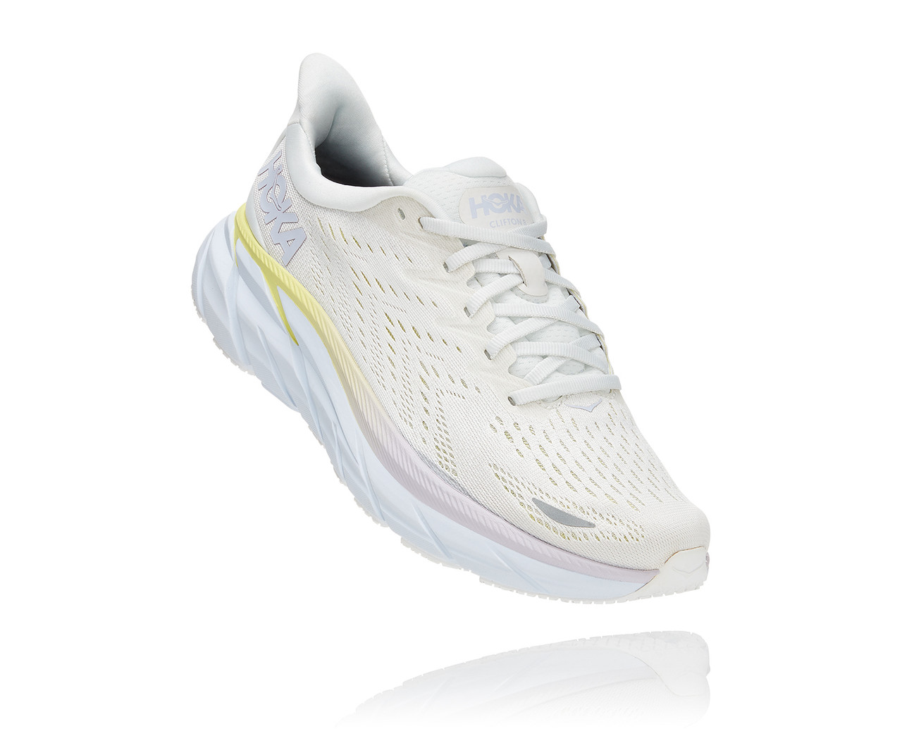 Hoka One One Women's Clifton 8 - Blanc De Blanc/ Bright White