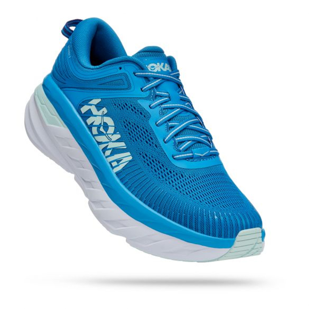 Hoka One One Men's Bondi 7 - Ibiza Blue/Blue Glass