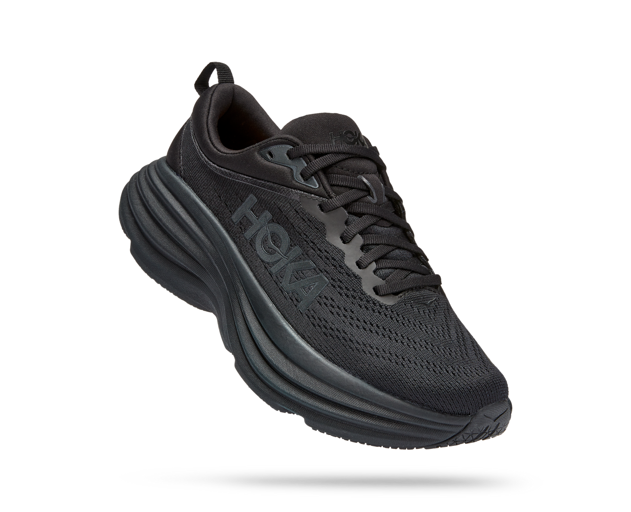 Hoka One One Women's Bondi 8 - Black/Black - Goodman's Shoes