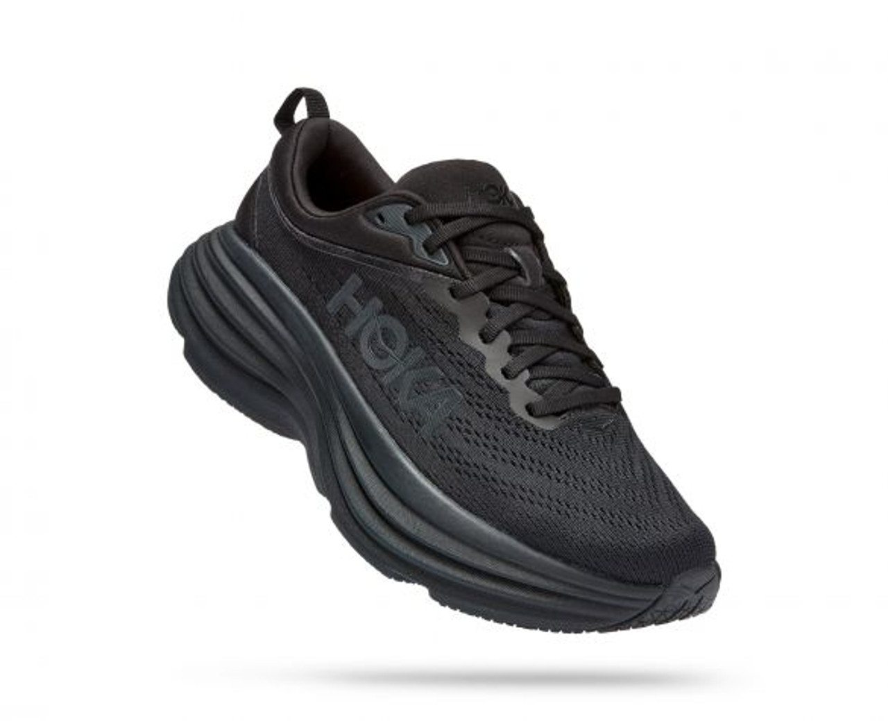 Hoka One One Women's Bondi 8 Wide - Black/Black - Goodman's Shoes