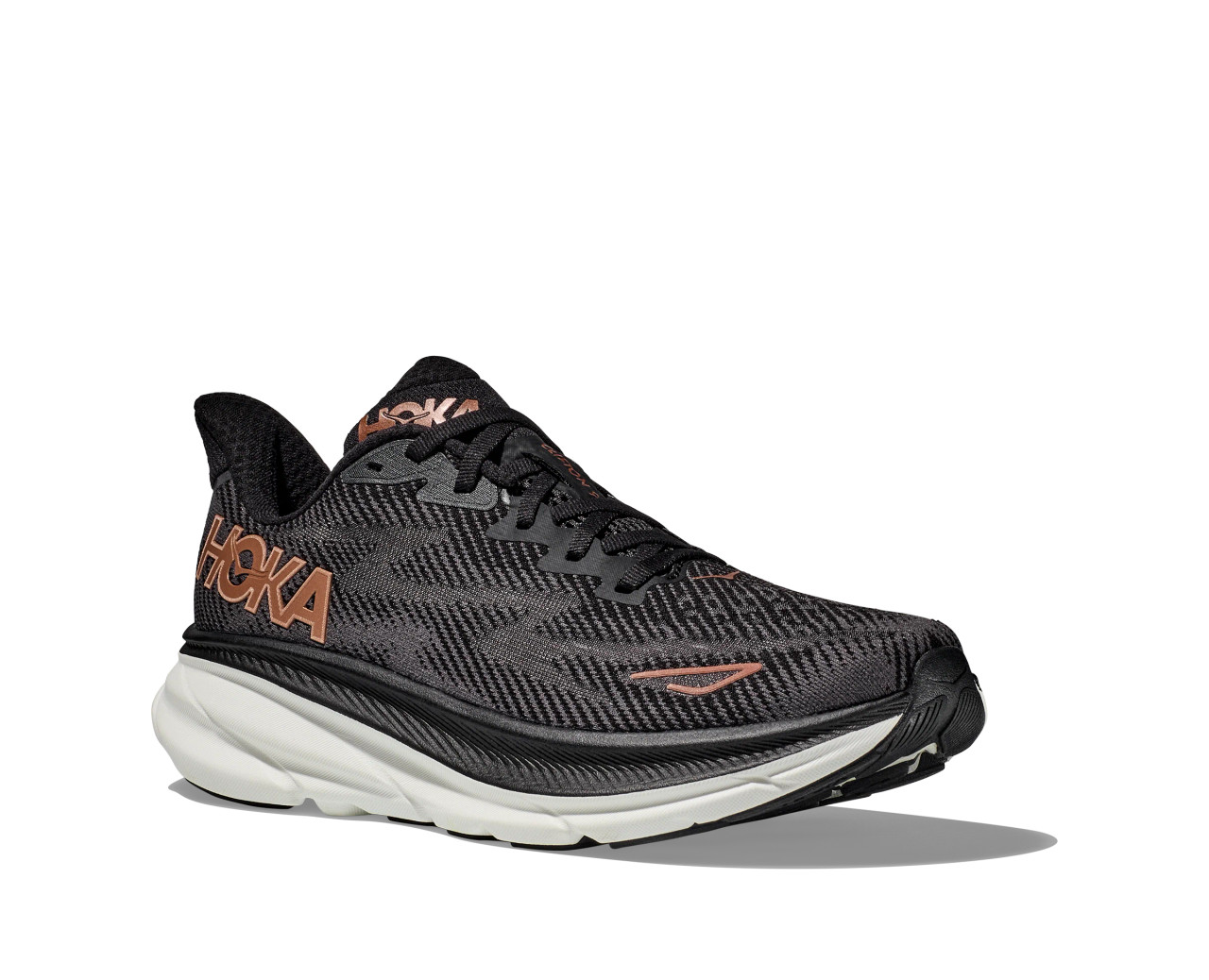 Hoka One One Women's Clifton 9 Wide - Black/Copper