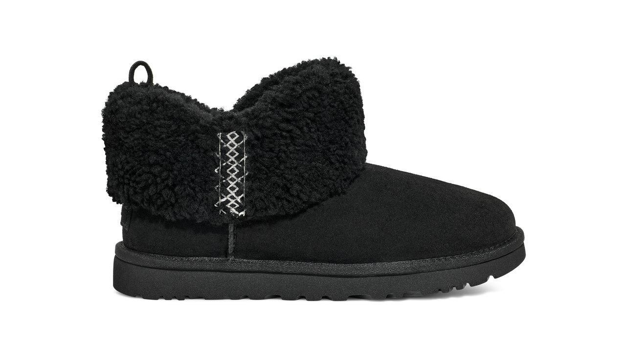 Ugg Women's Ultra Mini Ugg Braid - Black - Goodman's Shoes