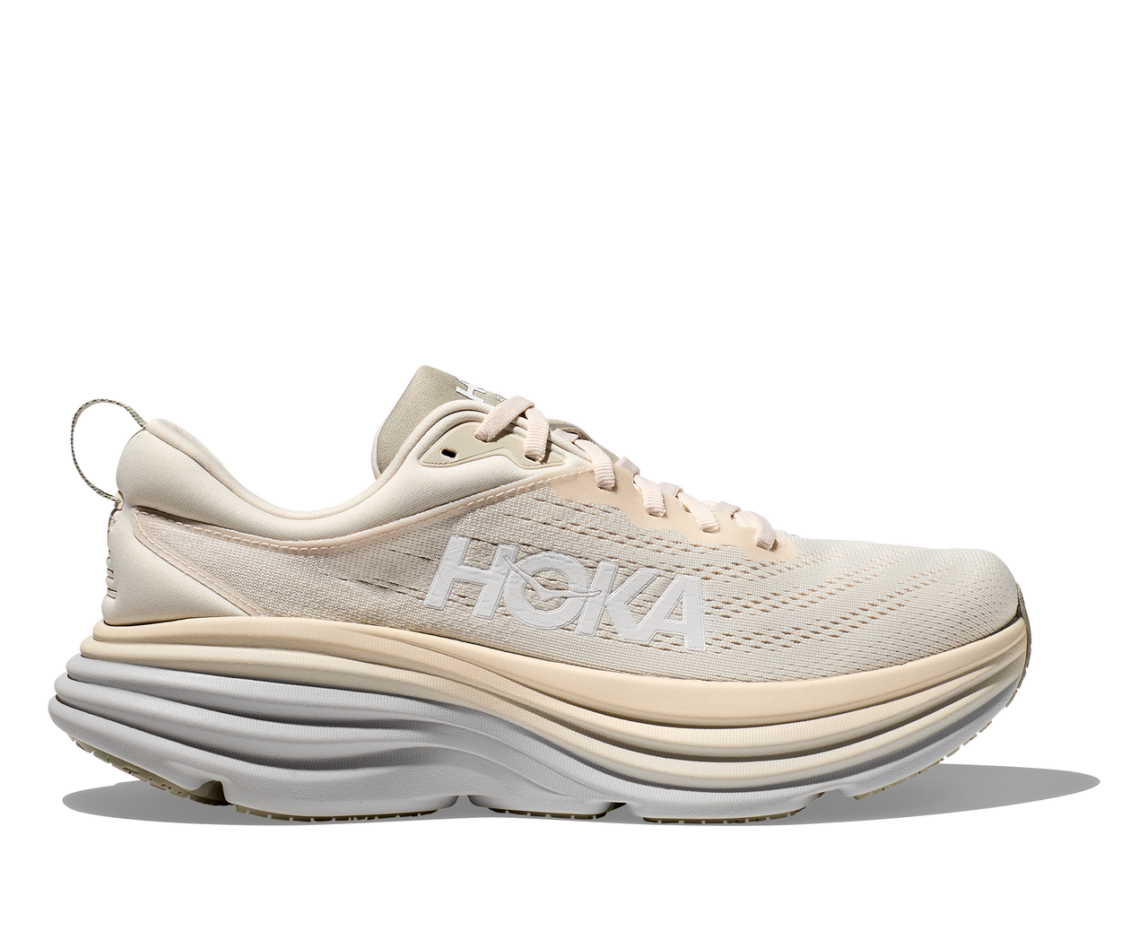 Hoka One One Men's Bondi 8 - Oat Milk/Barley - Goodman's Shoes