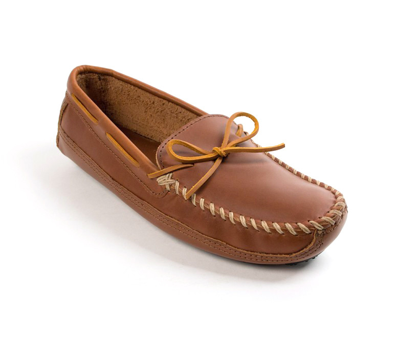 Minnetonka Driving Moccasin Mens 8.5 Chestnut Lariat Cowhide Double Bottom 946 Amazon.com | Minnetonka Men main image 3