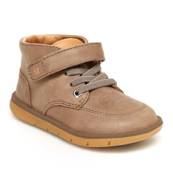 Bota Infantil Stride Rite Quinn - Couro Com Velcro Para Meninas