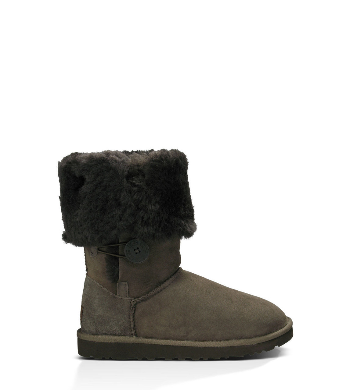 Ugg Women's Bailey Button Triplet Chocolate Goodman's Shoes