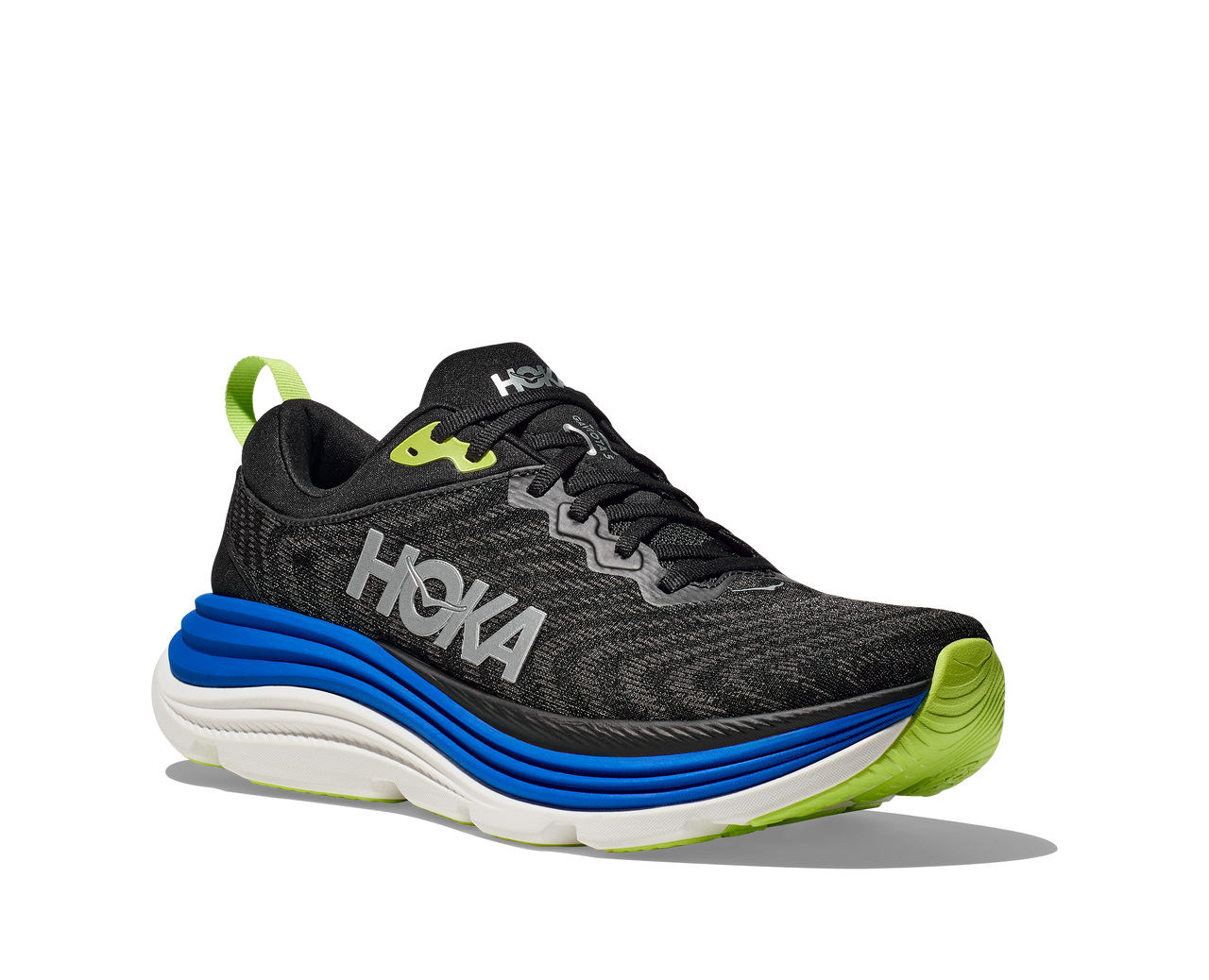 Hoka One One Men's Gaviota 5 - Black/Electric Cobalt - Goodman's Shoes