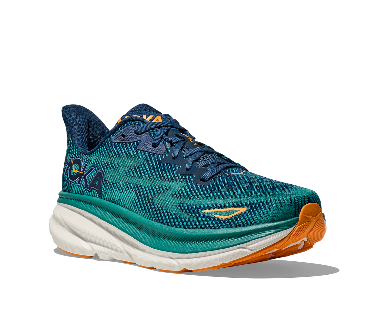 HOKA ONE ONE◇CLIFTON 9/ローカットスニーカー/27.5cm/WHT/1127895 