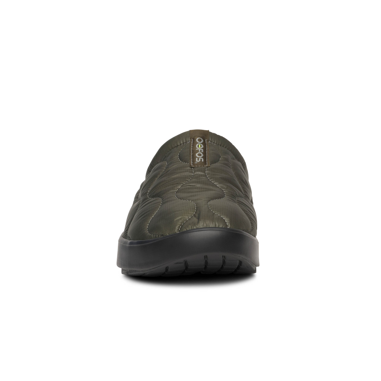 Oofos Oocoozie Mule Mens Size 12.5 Green/Moss Sherpa Comfort Recovery Slip On Oofos Men main image 3