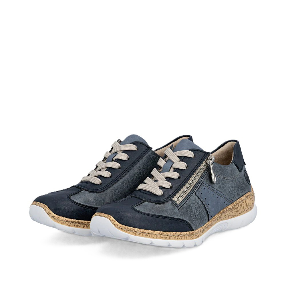 Rieker Women's Nikita N4221-14 - Pazifik/Atlantic/Lightblue