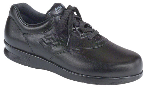 Black casual lace up with removable footbed by SAS.