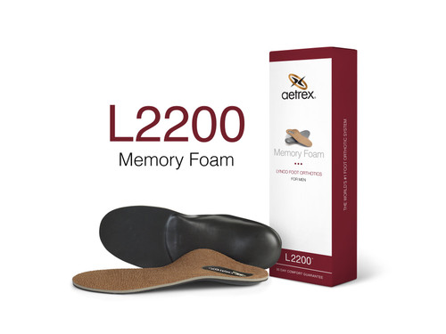 Aetrex Memory Foam Orthotics are designed to provide extraordinary comfort and support for those who are on their feet frequently and are experiencing pain or discomfort. This orthotic features our signature Aetrex Arch Support to help biomechanically align your body & help prevent common foot pain such as Plantar Fasciitis, Arch Pain and Metatarsalgia. Aetrex Memory Foam Orthotics are designed to provide extraordinary comfort and support for those who are on their feet frequently and are experiencing pain or discomfort. This orthotic features our signature Aetrex Arch Support to help biomechanically align your body & help prevent common foot pain such as Plantar Fasciitis, Arch Pain and Metatarsalgia.