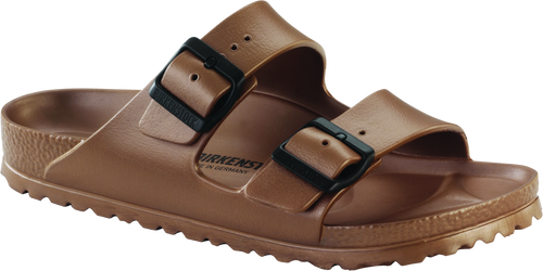 Metallic Copper EVA Arizona sandal by Birkenstock. Metallic Copper EVA Arizona sandal by Birkenstock.