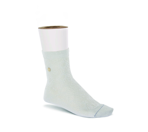 White sock by Birkenstock.