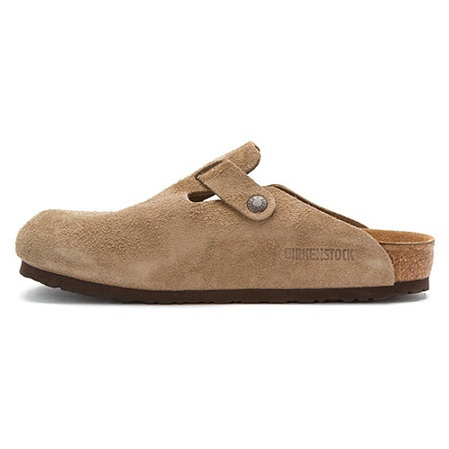 Birkenstock Boston - Taupe Suede - Goodman's Shoes