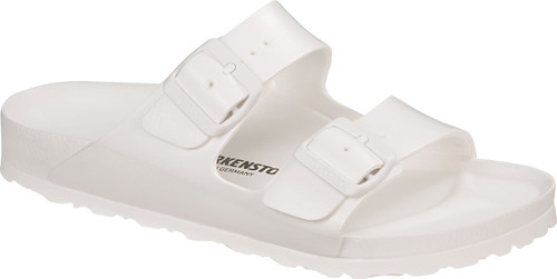 White EVA sandal by Birkenstock.