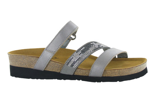 Naot Women's Columbus - Mirror Leather/Gray Black Rivets Naot Women's Columbus - Mirror Leather/Gray Black Rivets