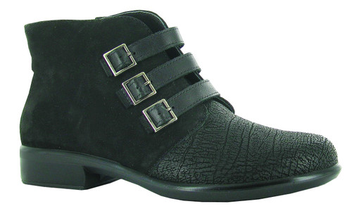 Naot Women's Calima - Black Crackle/Velvet/Raven Naot Women's Calima - Black Crackle/Velvet/Raven