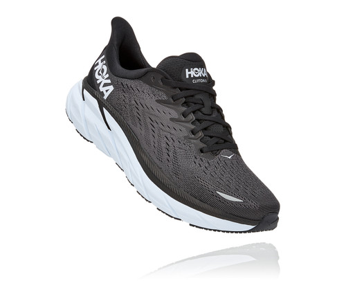 Hoka One One Men's Clifton 8 - Black/White Hoka One One Men's Clifton 8 - Black/White