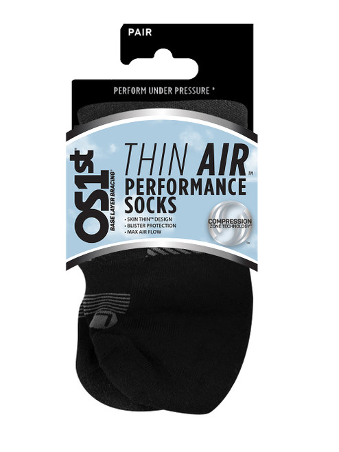 OS1st TA4 Thin Air Sock - Black