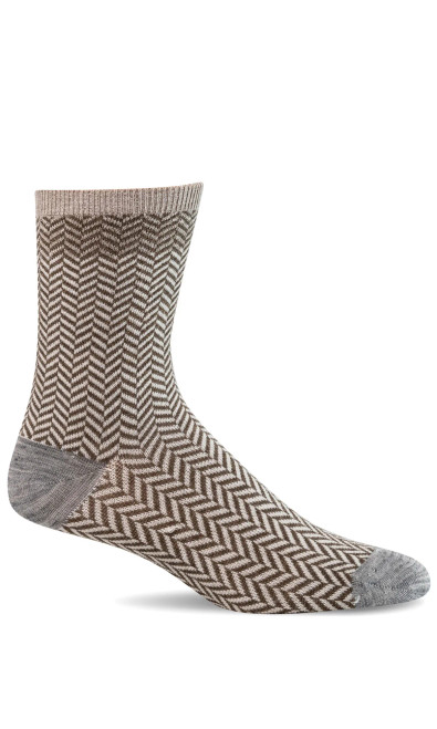 Sockwell Herringbone Tweed - Bark