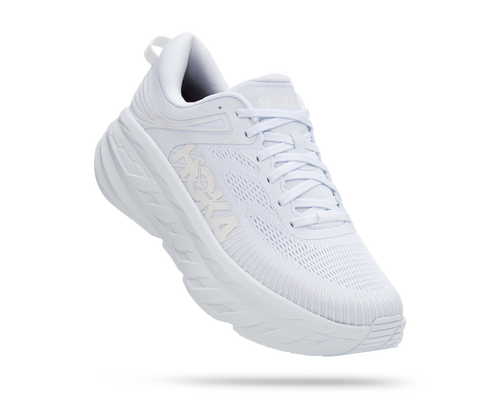 Hoka One One Women's Bondi 7 Wide - White/White Hoka One One Women's Bondi 7 Wide - White/White