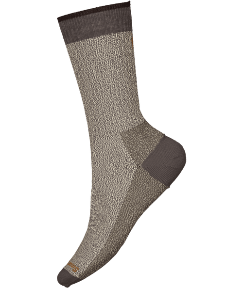 Smartwool Everyday Rollinsville Crew Socks - Taupe-Natural Marl