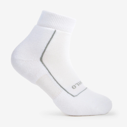 Thorlo Unisex Light Cushion Ankle Pickleball Socks - White