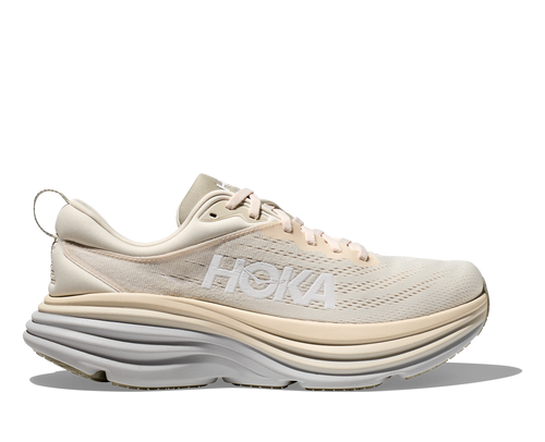 Hoka One One Men's Bondi 8 Wide - Oat Milk/Barley