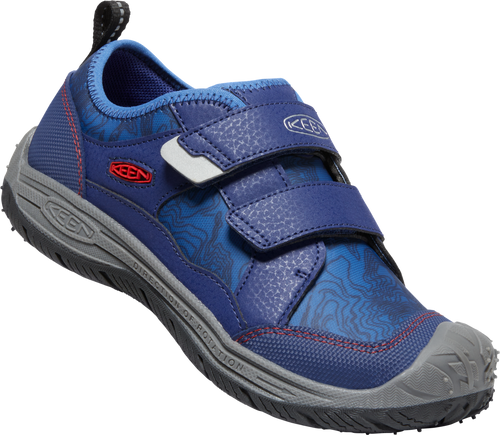 Keen Youth Speed Hound - Blue Depths/Red Carpet