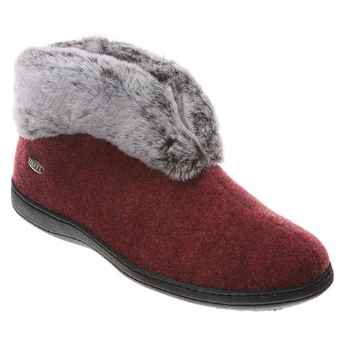 Acorn Women's Chinchilla Bootie II - Berry Check