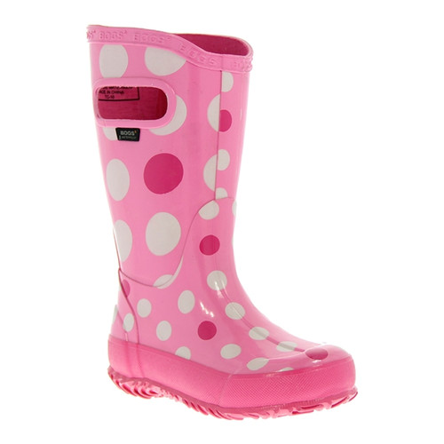 Bogs Children's Rainboot Dots - Pink