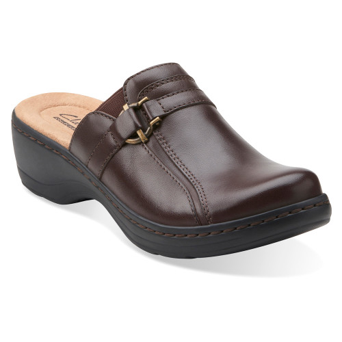 Clarks Women's Hayla Marina - Brown Leather