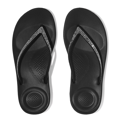 Fitflop Women's Iqushion Sparkle - Black