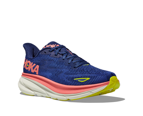 Hoka One One Women's Clifton 9 - Evening Sky/Coral