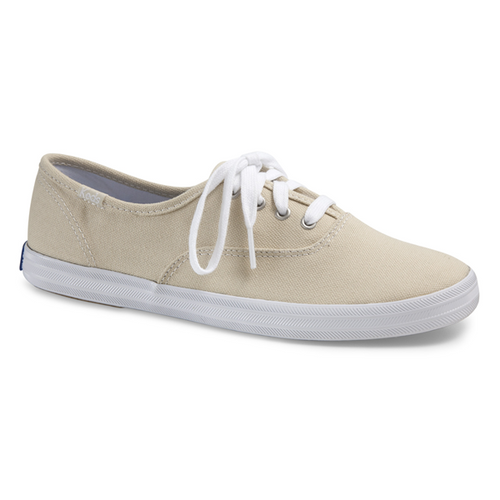 Keds Women's Champion Lace-Up - Stone Canvas