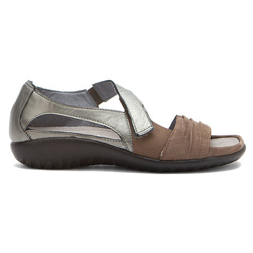 Naot Women's Papaki - Shiitake Nubuck/Sterling Leather Naot Women's Papaki - Shiitake Nubuck/Sterling Leather