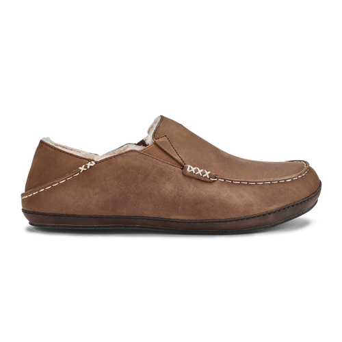 Olukai Men's Moloa Slipper - Toffee/DK Wood